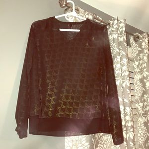 Maurice’s Black and Gold Dress Shirt